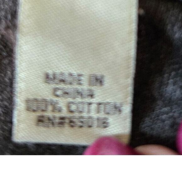 RH Ruff Hewn Studded Black Denim Button Up Jean Jacket Long Sleeves Size PL - Picture 9 of 10